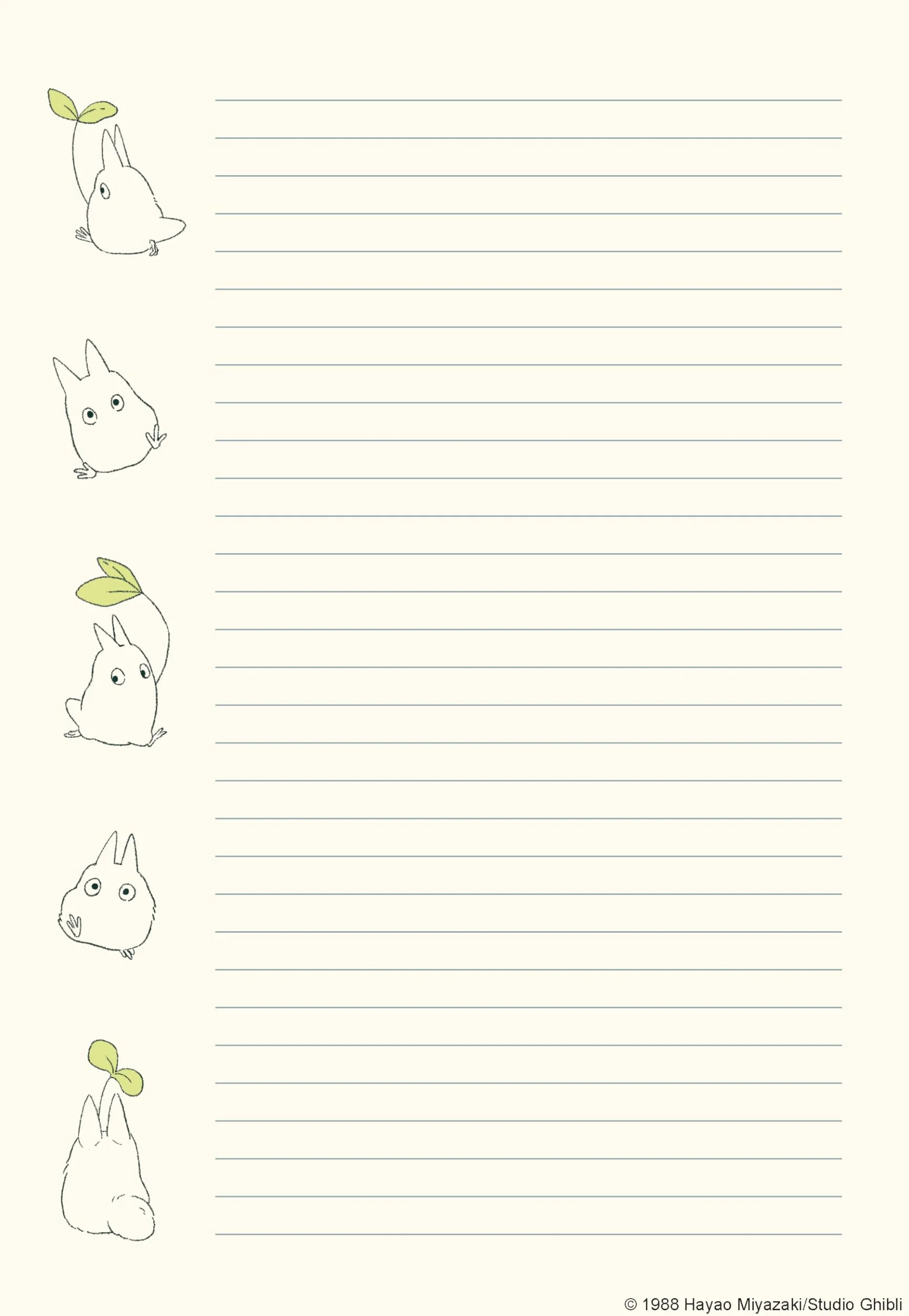 My Neighbor Totoro Stationery Set