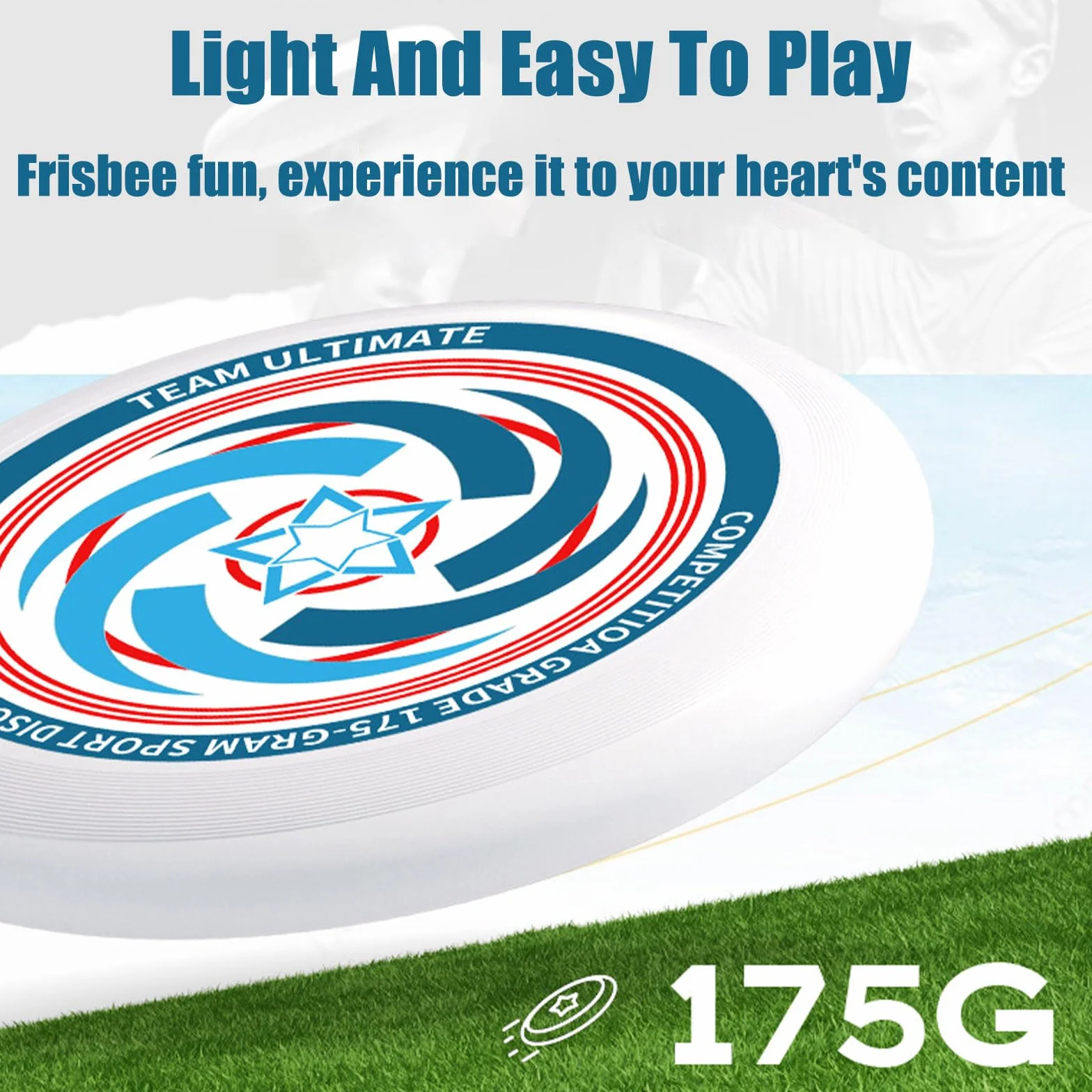 Frisbee Ultimate 175 g profesjonalny dysk frisbee