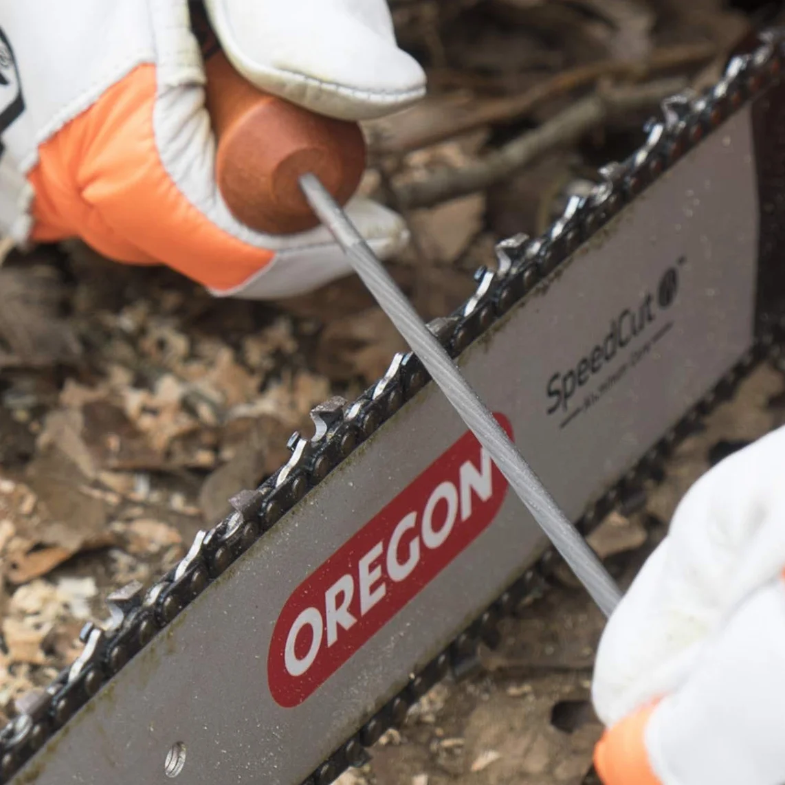 OREGON 5,5 mm (7/32") zestaw do ostrzenia łańcucha i konserwacji prętów do piły łańcuchowej 3/8" (558551)